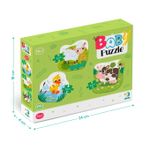 Jucarii, Copii si Bebe - Jucarii si jocuri - Jocuri si puzzle - Puzzle - Puzzle 3 in 1  - Animalutele de la ferma (2,3,4 piese) - Infinity.ro