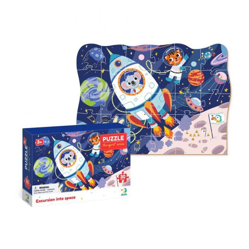 Jucarii, Copii si Bebe - Jucarii si jocuri - Jocuri si puzzle - Puzzle - Puzzle - Calatorie prin spatiu (30 piese) - Infinity.ro
