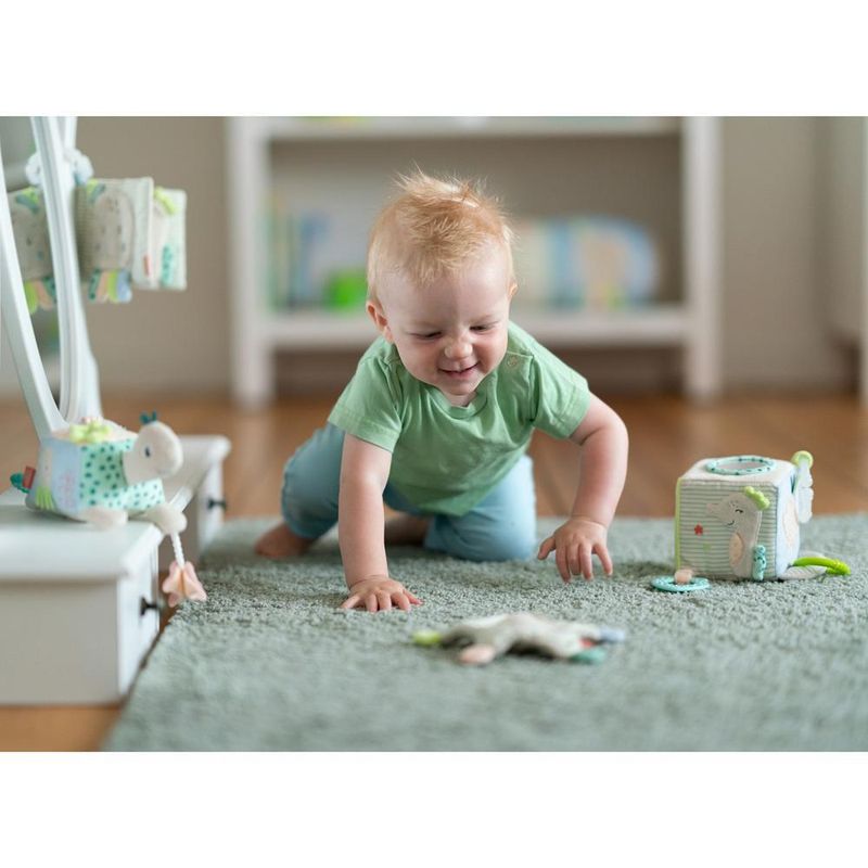 Jucarii, Copii si Bebe - Jucarii si jocuri - Jucarii de plus - Cub din plus cu activitati - Animalute marine - Infinity.ro