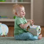 Jucarii, Copii si Bebe - Jucarii si jocuri - Jucarii de plus - Cub din plus cu activitati - Animalute marine - Infinity.ro