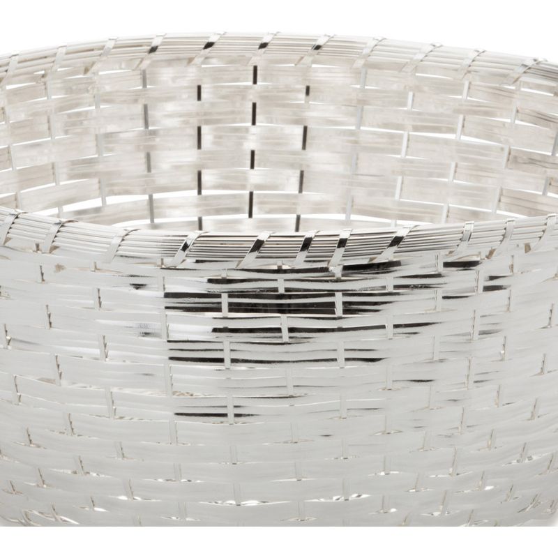 Casa si Gradina - Bucatarie si vesela - Ustensile bucatarie - Cosuri servire - Cos paine argintat 32 cm - Infinity.ro