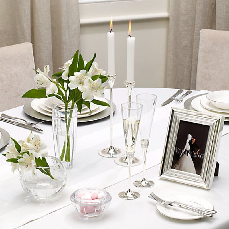 Market - Cadouri - Rame si albume foto - Rama foto argintata, 12 x 17cm, colectia Love Knots , Vera Wang - Infinity.ro