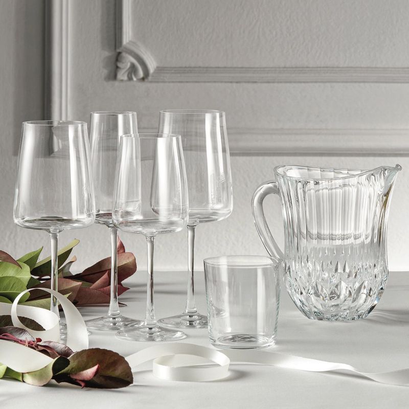 Casa si Gradina - Bucatarie si vesela - Cani si pahare - Pahare - Set 6 pahare pentru sampanie, din cristal, Essential, dim5x24H - Infinity.ro