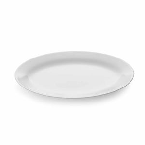 Platou oval, portelan Serendipity White, 30 cm