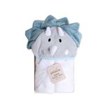 Jucarii, Copii si Bebe - Igiena si ingrijire - Baia bebelusului - Prosoape si halate de baie copii - Prosop cu gluga din bumbac pentru bebelusi - dino - Infinity.ro