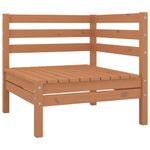 Casa si Gradina - Gradina si terasa - Mobilier exterior - Seturi mobila gradina - Set mobilier gradina, 12 piese, maro miere, lemn masiv de pin - Infinity.ro