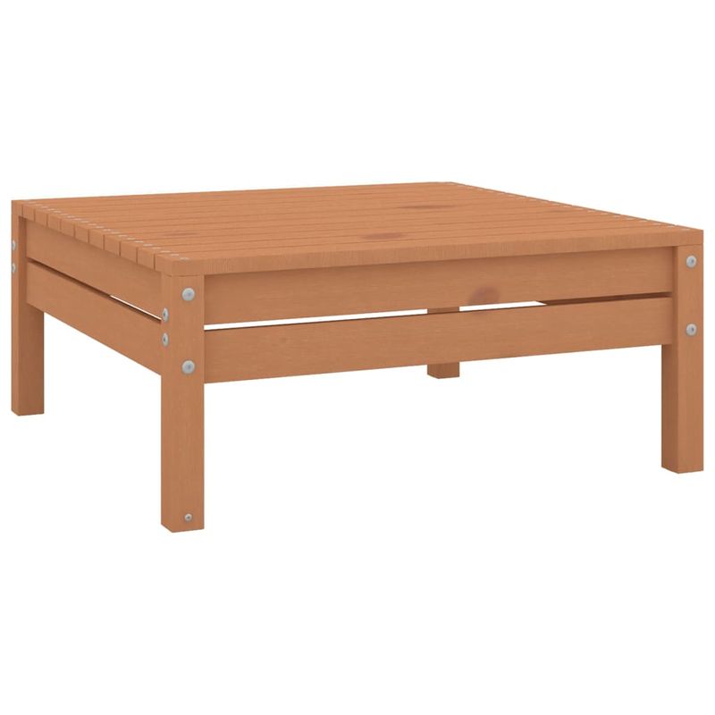 Casa si Gradina - Gradina si terasa - Mobilier exterior - Seturi mobila gradina - Set mobilier gradina, 12 piese, maro miere, lemn masiv de pin - Infinity.ro