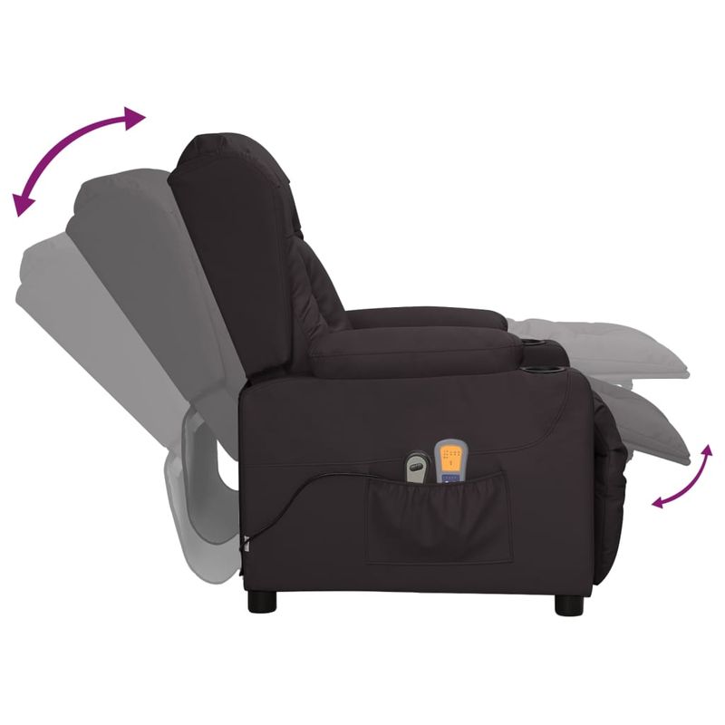 Ingrijire personala si Cosmetice - Sanatate si wellness - Articole wellness - Fotolii de masaj - Fotoliu de masaj electric, negru, piele ecologica - Infinity.ro