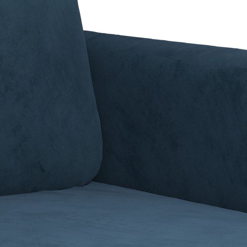 Casa si Gradina - Mobilier - Canapele si coltare - Canapele - Canapea cu 3 locuri, albastru, 180 cm, catifea - Infinity.ro