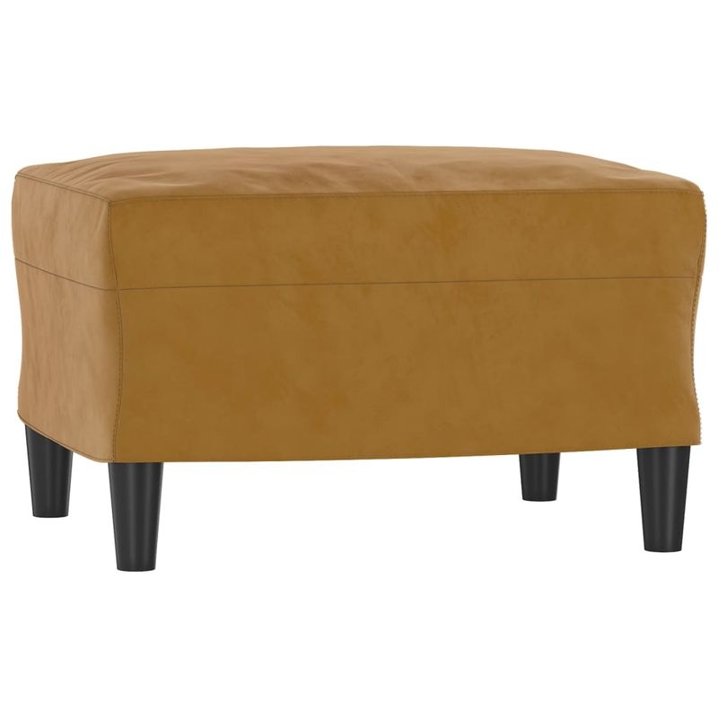 Casa si Gradina - Mobilier - Seturi de mobilier - Seturi living - Set de canapele cu perne, 3 piese, maro, catifea - Infinity.ro