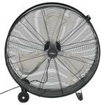 Casa si Gradina - Termice - Climatizare si ventilatie - Ventilator industrial cu tambur, negru, 77 cm, 240 W - Infinity.ro
