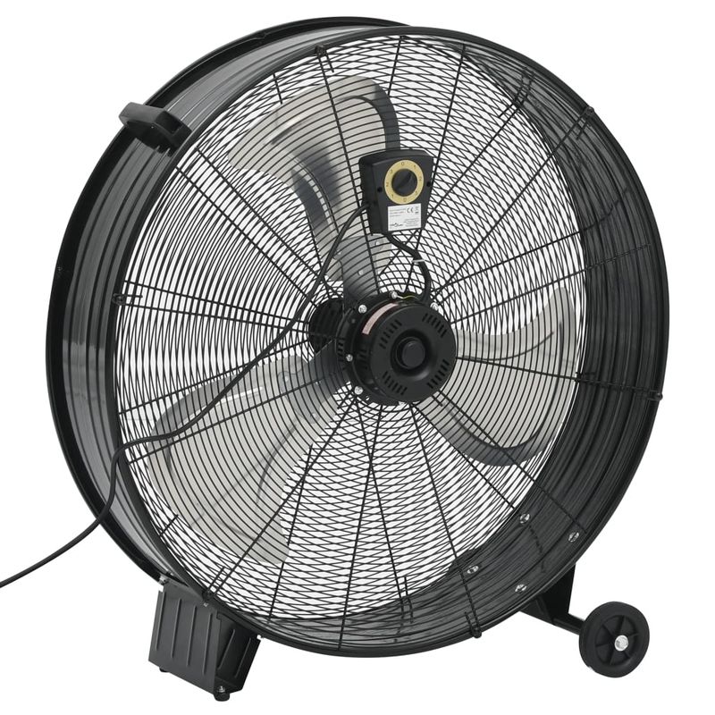 Casa si Gradina - Termice - Climatizare si ventilatie - Ventilator industrial cu tambur, negru, 77 cm, 240 W - Infinity.ro