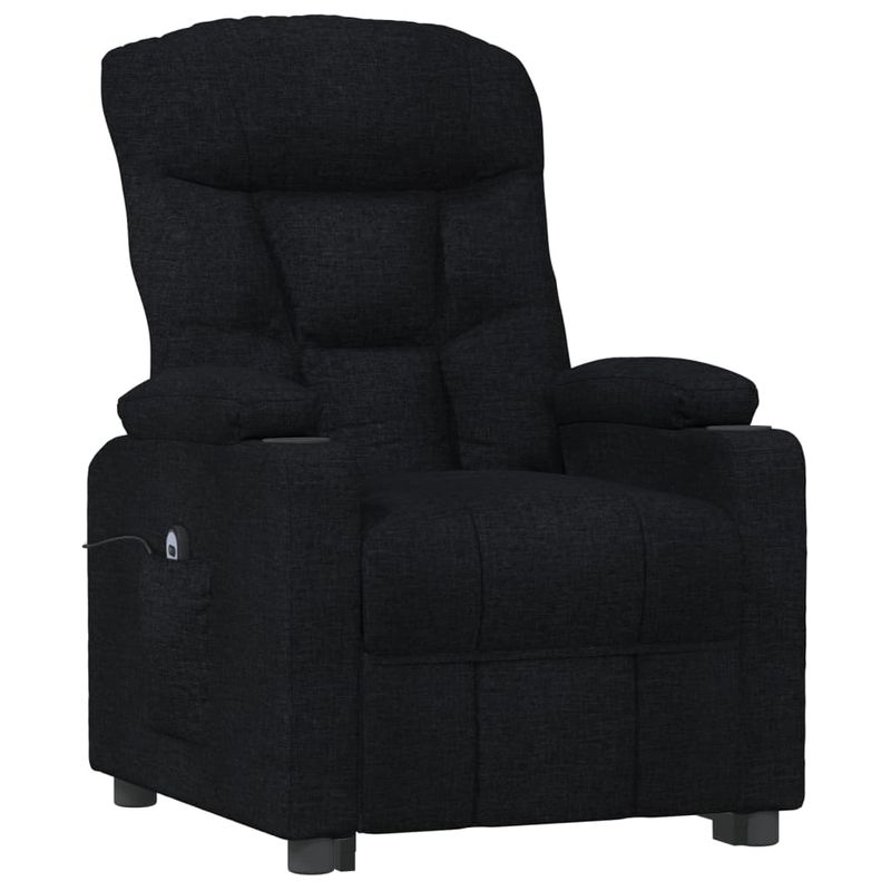 Casa si Gradina - Mobilier - Scaune si fotolii - Fotolii - Fotoliu rabatabil electric, negru, material textil - Infinity.ro