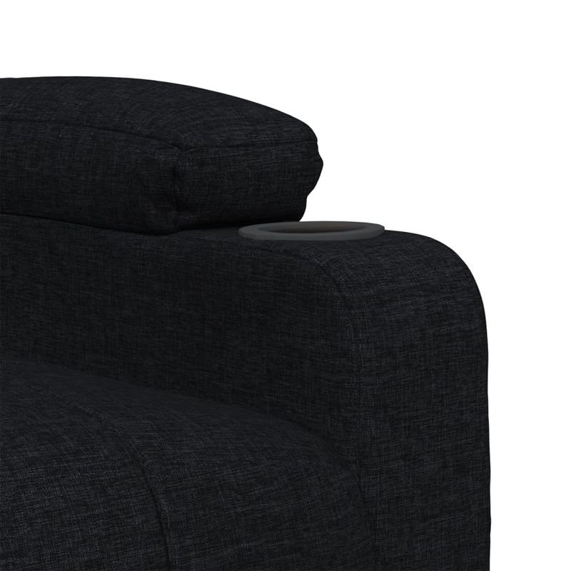Casa si Gradina - Mobilier - Scaune si fotolii - Fotolii - Fotoliu rabatabil electric, negru, material textil - Infinity.ro