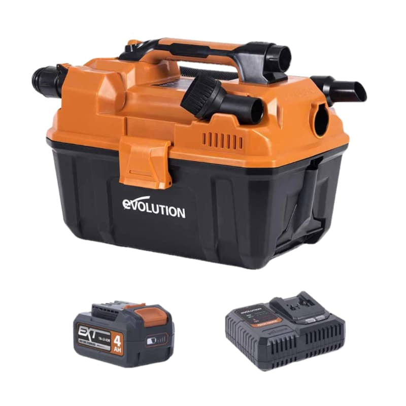 Casa si Gradina - Gradinarit si plante - Utilaje gradina - Aspiratoare, suflante si tocatoare - Aspirator umed uscat 3 in 1 cu acumulator R11VAC-Li Evolution 099-0001B, 18 V, 11 l - Infinity.ro