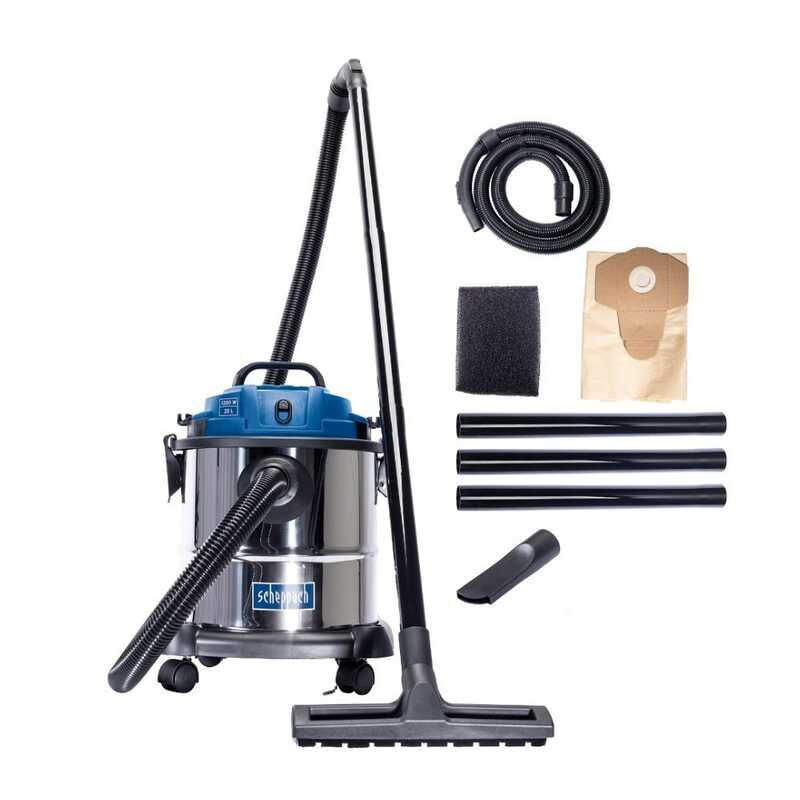 Casa si Gradina - Gradinarit si plante - Utilaje gradina - Aspiratoare, suflante si tocatoare - Aspirator umed uscat 3 in 1 NTS20 Scheppach 5907721901, 1200 W, 20 L - Infinity.ro