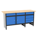 Casa si Gradina - Constructii - Scule electrice si accesorii - Scule multifunctionale si accesorii - Banc de lucru cu spatii de depozitare GW 6 2 XL Guede 40481, 300 Kg - Infinity.ro