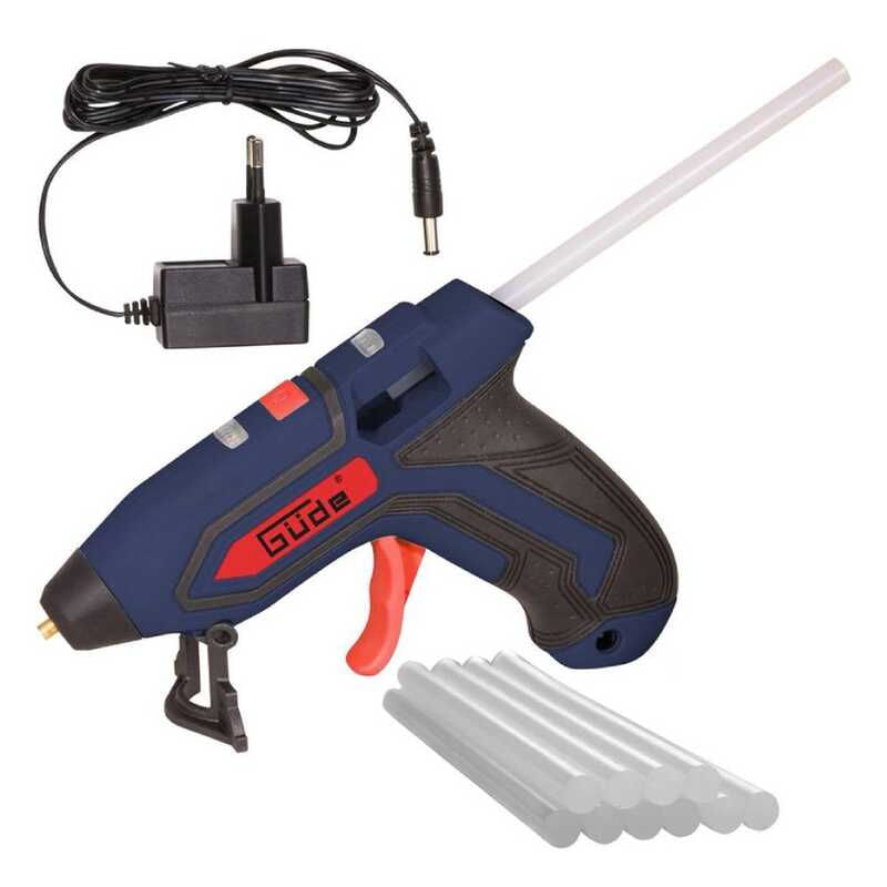 Casa si Gradina - Constructii - Scule electrice si accesorii - Accesorii pistoale de lipit - Pistol de lipit cu silicon 7140-3.7 Guede 58499, 3.7 V, Ø7 mm - Infinity.ro