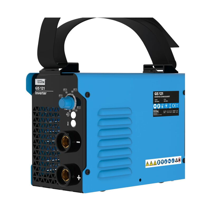 Casa si Gradina - Constructii - Scule electrice si accesorii - Aparate de sudura - Aparat de sudura tip invertor GIS121 Guede 20024, 10 - 120 A, 5.2 kVA - Infinity.ro