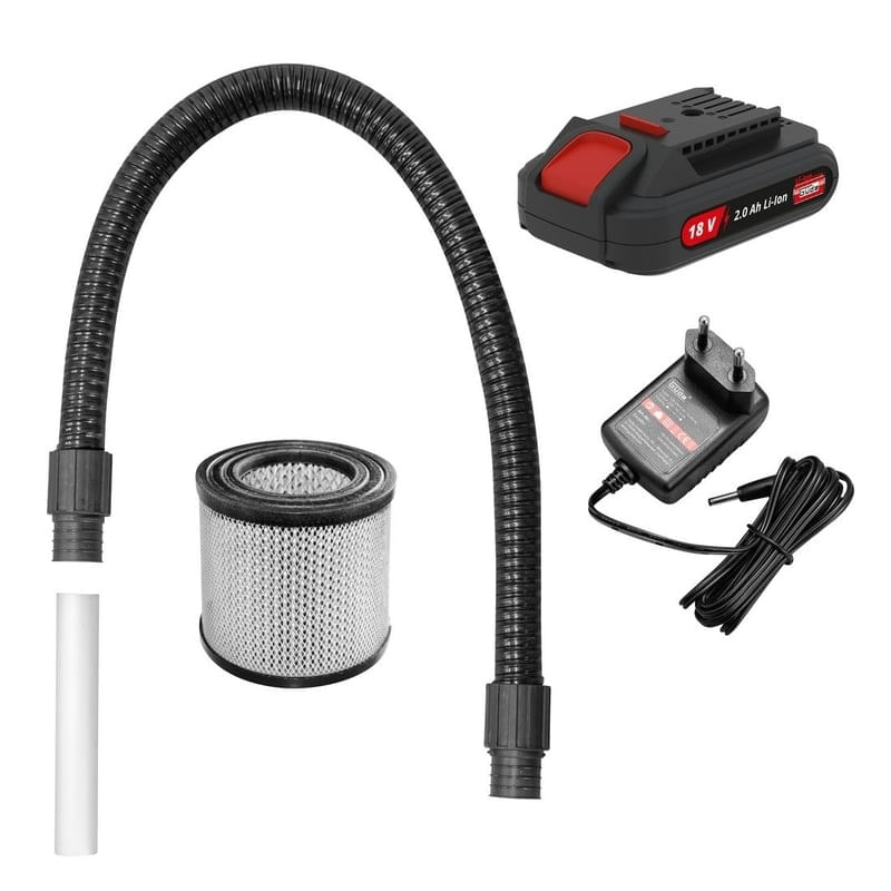 Casa si Gradina - Gradinarit si plante - Utilaje gradina - Aspiratoare, suflante si tocatoare - Aspirator cenusa cu acumulator Li-Ion AS 18-201-05 Guede 58580, 18 V, 15 L - Infinity.ro