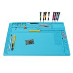 Casa si Gradina - Constructii - Scule electrice si accesorii - Accesorii pistoale de lipit - Covoras multifunctional din silicon pentru pistoale de lipit Velleman AS12, 550 x 350 mm, 500 C - Infinity.ro