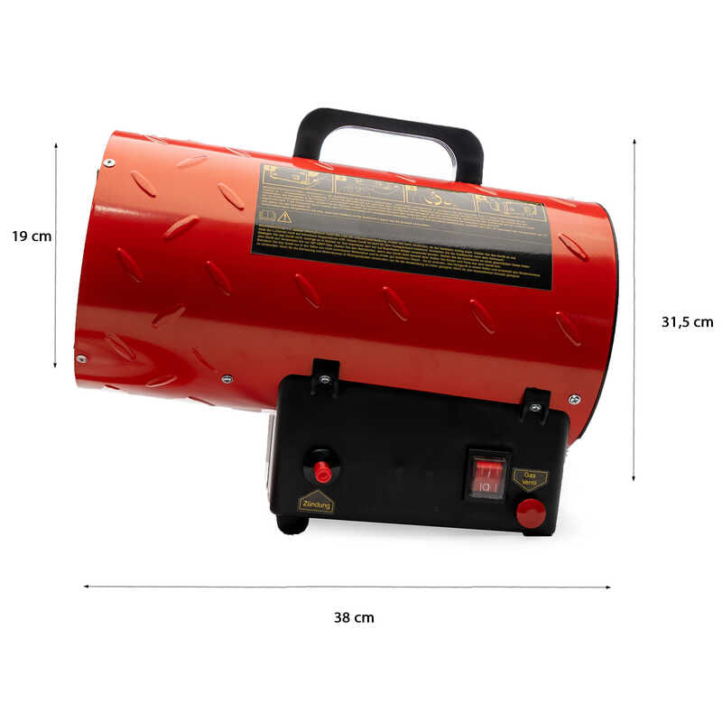 Electronice si Electrocasnice - Climatizare si sisteme de incalzire - Aparate incalzire aer - Aeroterme - Aeroterma pe gaz GH11036 Grafner 22604, 10kW, 580 m³ h - Infinity.ro