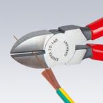 Casa si Gradina - Constructii - Scule de mana si unelte - Clesti si patenti - Cleste profesional cu tais diagonal Knipex 70 02 140, 140 mm - Infinity.ro