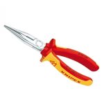Casa si Gradina - Constructii - Scule de mana si unelte - Clesti si patenti - Cleste profesional izolat cu varf lung drept Knipex 25 06 160, 160 mm - Infinity.ro