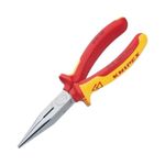 Casa si Gradina - Constructii - Scule de mana si unelte - Clesti si patenti - Cleste profesional izolat cu varf lung drept Knipex 25 06 160, 160 mm - Infinity.ro