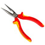 Casa si Gradina - Constructii - Scule de mana si unelte - Clesti si patenti - Cleste profesional izolat cu varf lung drept Knipex 25 06 160, 160 mm - Infinity.ro