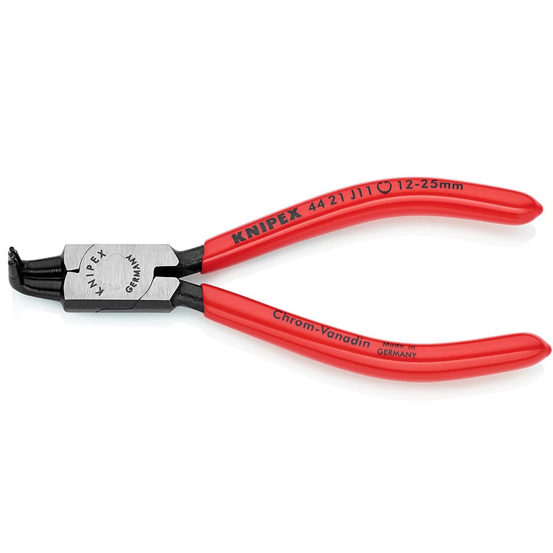 Casa si Gradina - Constructii - Scule de mana si unelte - Clesti si patenti - Cleste profesional de inchidere cu varfuri indoite pentru inele de siguranta Knipex 44 21 J11, 130 mm - Infinity.ro