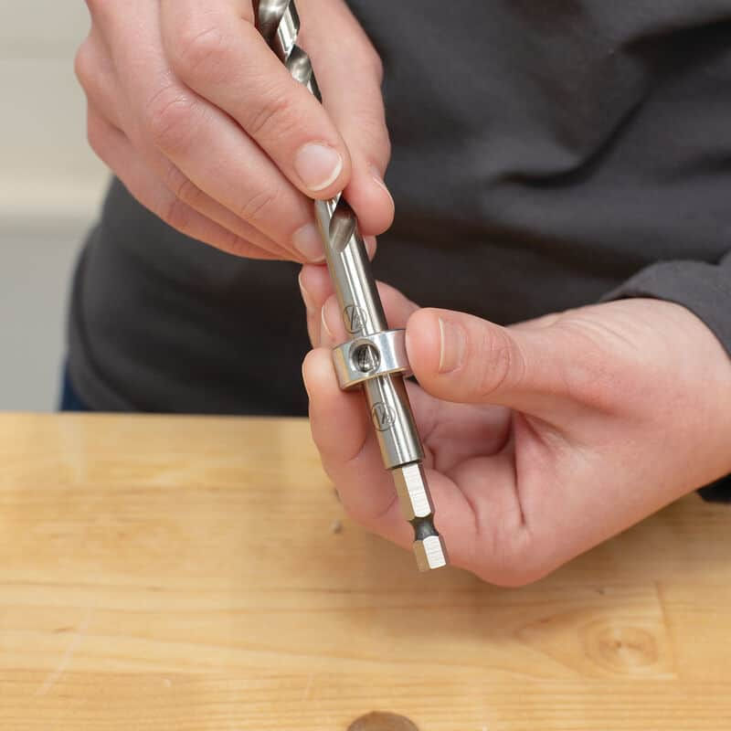 Casa si Gradina - Constructii - Scule electrice si accesorii - Seturi si accesorii pentru gaurit si insurubat - Set burghiu, inel si cheie imbus pentru gaurire la unghi in lemn Kreg KPHA308-INT, 3 piese - Infinity.ro