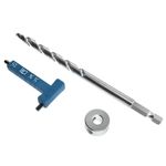 Casa si Gradina - Constructii - Scule electrice si accesorii - Seturi si accesorii pentru gaurit si insurubat - Set burghiu, inel si cheie imbus pentru gaurire la unghi in lemn Kreg KPHA540, 3 piese - Infinity.ro