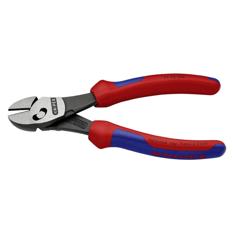 Casa si Gradina - Constructii - Scule de mana si unelte - Clesti si patenti - Cleste profesional cu tais diagonal, articulatie dubla Knipex 73 72 180, 180 mm - Infinity.ro