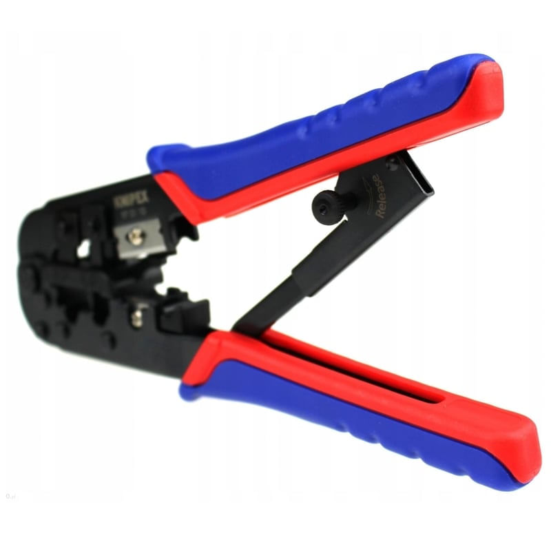 Casa si Gradina - Constructii - Scule de mana si unelte - Clesti si patenti - Cleste profesional pentru sertizat mufe RJ45 RJ11 Western Knipex 97 51 10, 190 mm - Infinity.ro
