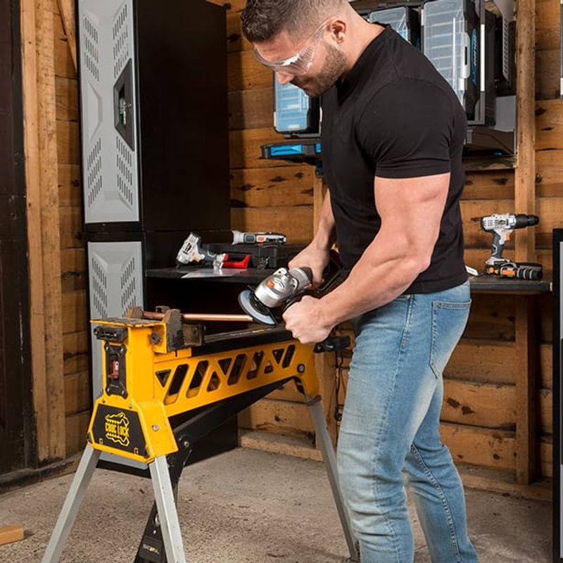 Casa si Gradina - Constructii - Scule electrice si accesorii - Polizoare - Polizor unghiular fara acumulator 18 V Li-Ion Maxxpack Collection Batavia 7062512, Ø115 mm, 8000 rpm - Infinity.ro