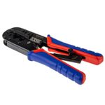 Casa si Gradina - Constructii - Scule de mana si unelte - Clesti si patenti - Cleste profesional pentru sertizat mufe RJ45 RJ11 Western Knipex 97 51 10, 190 mm - Infinity.ro