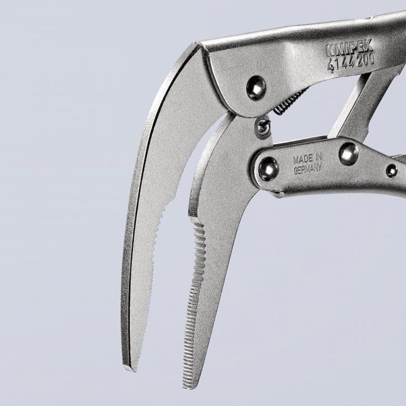 Casa si Gradina - Constructii - Scule de mana si unelte - Clesti si patenti - Cleste autoblocant profesional cu falci drepte Knipex 41 44 200, 200 mm - Infinity.ro