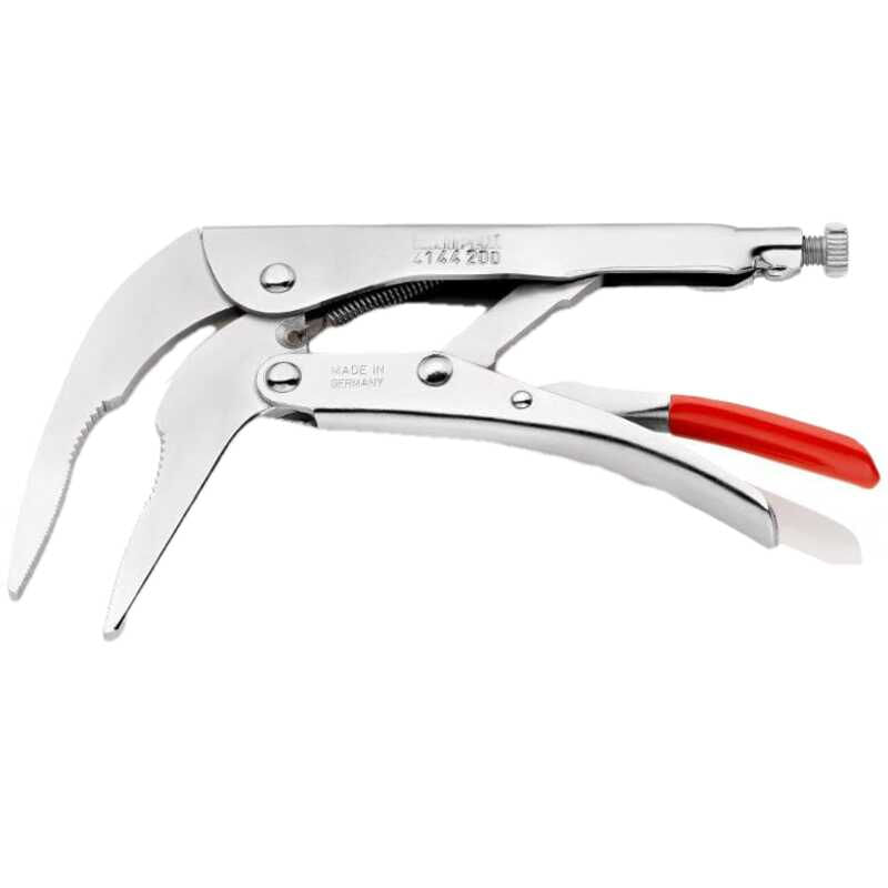 Casa si Gradina - Constructii - Scule de mana si unelte - Clesti si patenti - Cleste autoblocant profesional cu falci drepte Knipex 41 44 200, 200 mm - Infinity.ro