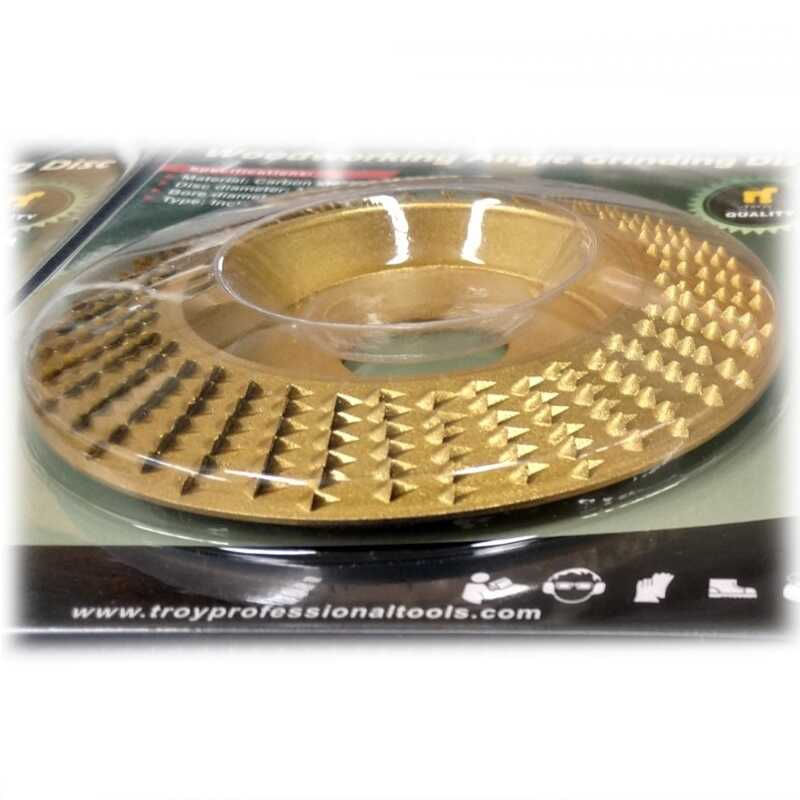 Casa si Gradina - Constructii - Scule electrice si accesorii - Accesorii polizare si slefuire - Disc conic pentru slefuire lemn Troy 25072, Ø100x22.2 mm - Infinity.ro