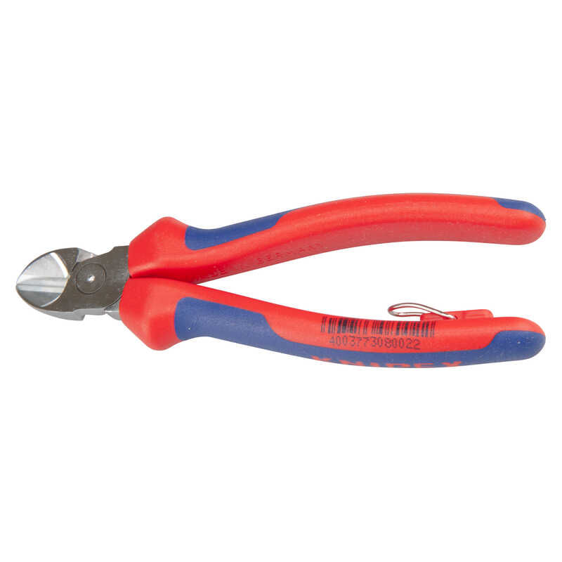 Casa si Gradina - Constructii - Scule de mana si unelte - Clesti si patenti - Cleste profesional cu tais diagonal Knipex 70 05 160 T, 160 mm - Infinity.ro