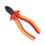 Casa si Gradina - Constructii - Scule de mana si unelte - Clesti si patenti - Cleste cu taiere diagonala, maner izolat VDE 1000 V Troy 21826, 160 mm - Infinity.ro