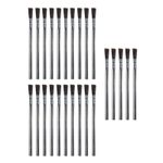 Casa si Gradina - Constructii - Scule electrice si accesorii - Accesorii pistoale de lipit - Set pensule de aplicat flux, sacaz, componente electronice WLACCFB Weller WLACCFB-02, 140 mm, 25 bucati - Infinity.ro
