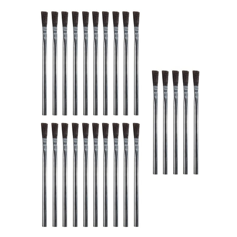 Casa si Gradina - Constructii - Scule electrice si accesorii - Accesorii pistoale de lipit - Set pensule de aplicat flux, sacaz, componente electronice WLACCFB Weller WLACCFB-02, 140 mm, 25 bucati - Infinity.ro