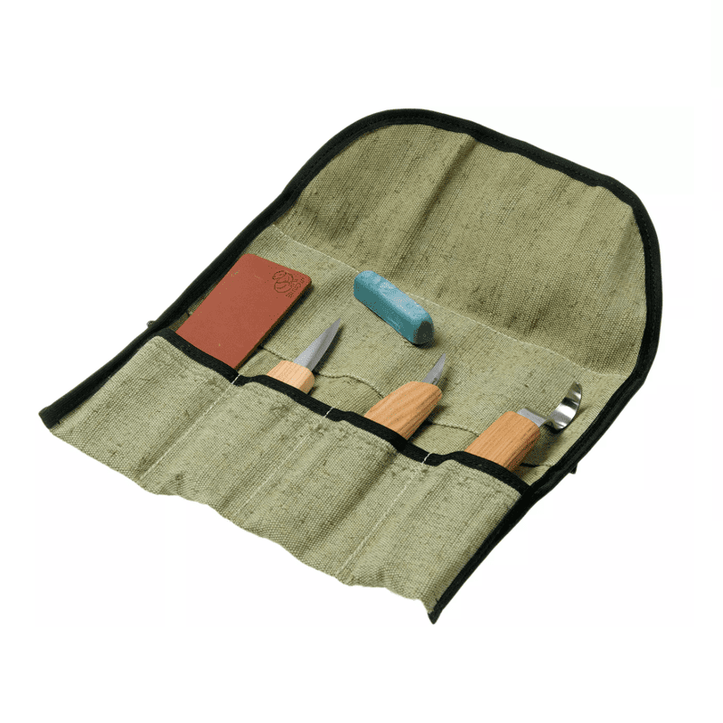 Sport si Outdoor - Camping - Cutite, bricege si accesorii - Cutite si bricege - Set de sculptura in lemn BeaverCraft S17, 5 piese - Infinity.ro