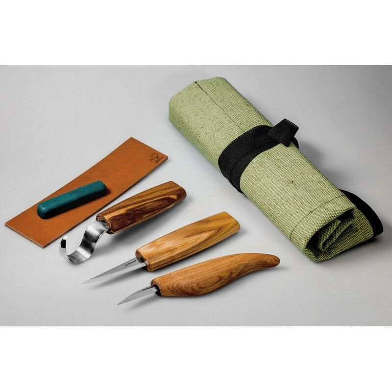 Sport si Outdoor - Camping - Cutite, bricege si accesorii - Cutite si bricege - Set de sculptura in lemn BeaverCraft S17, 5 piese - Infinity.ro