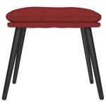 Casa si Gradina - Mobilier - Scaune si fotolii - Tabureti - Taburet, rosu vin, 45x29,5x35 cm, material textil - Infinity.ro