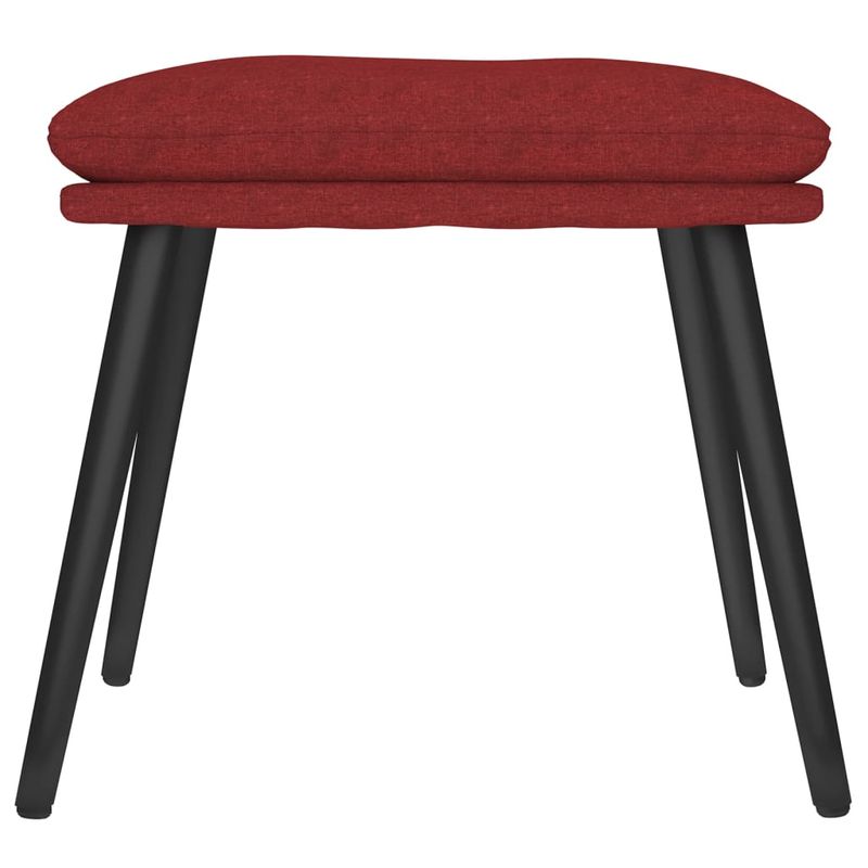 Casa si Gradina - Mobilier - Scaune si fotolii - Tabureti - Taburet, rosu vin, 45x29,5x35 cm, material textil - Infinity.ro