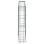 Casa si Gradina - Gradina si terasa - Garduri, panouri si accesorii - Cosuri gabion arcuite, 9 buc 400x50x200/220 cm, fier galvanizat - Infinity.ro