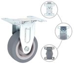 Casa si Gradina - Constructii - Depozitare, transport si protectie - Accesorii echipamente pentru transport si ridicat - Roti fixe, 24 buc., 50 mm - Infinity.ro